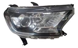 Farol Direito Ranger 2017 a 2023 Masc Negra Pisca Cristal