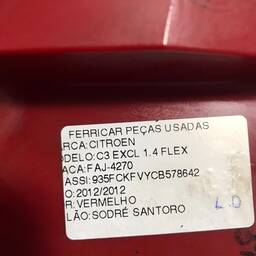 LANTERNA TRASEIRA DIREITA C3 2007 A 2012
