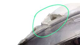 FAROL ESQUERDO COROLLA FIELDER 2003 A 2005 AVARIA 