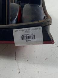 LANTERNA TRASEIRA ESQUERDA CORSA CLASSIC 2000 A 2010 FUME
