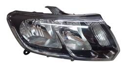 Farol Direito Sandero 15/20 Logan 2014 a 2020 Friso Cromado