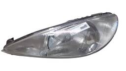 LENTE DO FAROL ESQUERDO PEUGEOT 206 1999 2000 A 2002