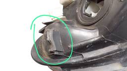 LENTE DO FAROL ESQUERDO PEUGEOT 206 1999 2000 A 2002