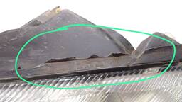 LENTE DO FAROL ESQUERDO PEUGEOT 206 1999 2000 A 2002