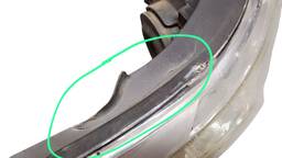 FAROL DIREITO GOL SAVEIRO VOYAGE G5 FOCO SIMPLES AVARIA 