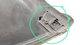 FAROL ESQUERDO FOX SPACE 2006 A 2010 FOCO DUPLO AVARIA 