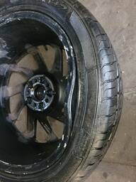 JOGO 4 RODAS ARO 17 POLO 2024 1.0 PNEUS C/DETALHES