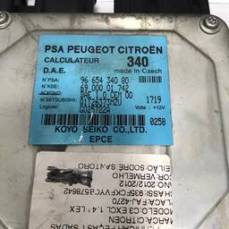 MÓDULO DIRECÃO ELETRICA CITROEN C3 9665434080 2003/2012