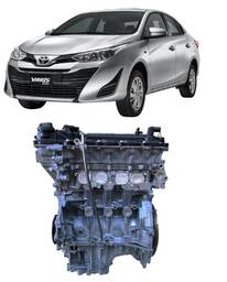 Motor Parcial Yaris 1.5 Flex 2017 a 2024