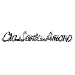 Emblema Cia Santo Amaro Chapão Traseiro Galaxie Landau