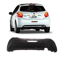 Parachoque Traseiro Peugeot 208 2013 2014 2015 2016 a 2020
