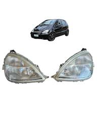 Farol MB Classe A 1999 2000 Raiada Elétrico Original Par 