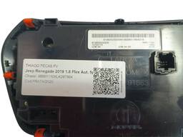 COMANDO AR CONDICIONAD SIMPLES JEEP RENEGADE 2019/ C/ TRAÇÃO