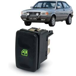 Botão Interruptor Elétrico Santana /1990 Gol Quadrado