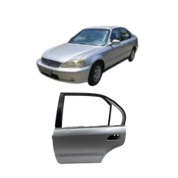 Porta Honda Civic 1996 1997 a 2000 Traseira Esquerda 