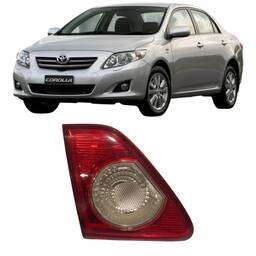 Lanterna Traseira Esquerda Corolla 2009 a 2011 mala Cristal