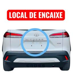 MOLDURA TAMPA TRASEIRA COROLLA CROSS 2022 2023 2024/..