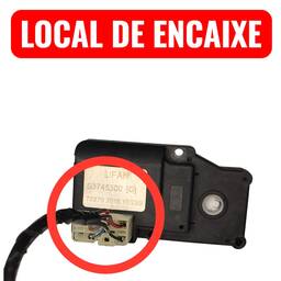 PLUG ATUADOR TEMPERATURA AR LIFAN X60 2018 1.8 AUT