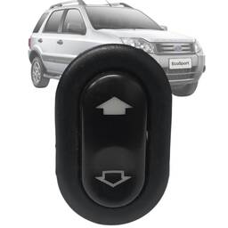 Botão Interruptor Vidro Elétrico Fiesta Ecosport Simples