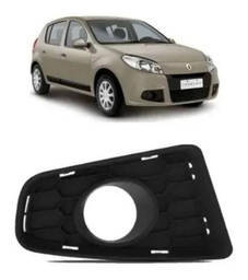 Grade Moldura Milha Direito Renault Sandero 2012 2013 a 2014