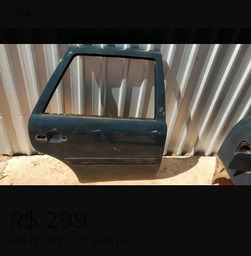 Porta Traseira Direita Gol Parati G2 G3 G4 Usada