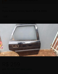 Porta Traseira Direita Vectra 1997 A 2005