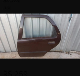 Porta Traseira  Esquerda Palio Siena 4 Portas 2001/2006
