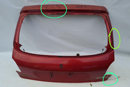 Tampa Traseira Porta Malas Peugeot 206 Original