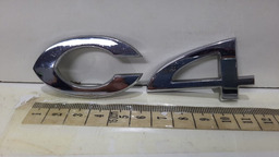 Emblema Tampa Porta Mala Citroen C4