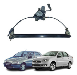 Máquina de Vidro Porta Dianteira Dir Palio Siena 96 a 13 Elé