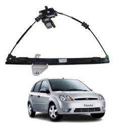 Máquina de Vidro Porta Dianteira Esquerda Fiesta 03 a 14 Elé