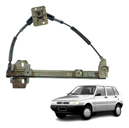 Máquina de Vidro Porta Traseira Direita Uno 1988 a 2013 Man
