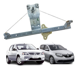 Máquina Vidro Porta Traseira Esq Sandero 15/ Logan 14/24 Man