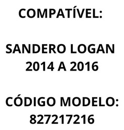 MÁQUINA VIDRO PORTA TRASEIRA ESQ SANDERO 15/ LOGAN 14/24 MAN