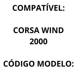 MÁQUINA DE VIDRO PORTA DIREIT CORSA E PICK UP 95 A 01 2P ELÉ