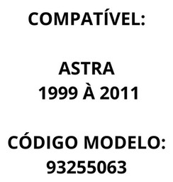 MÁQUINA DE VIDRO PORTA DIANTEIRA ESQUE ASTRA 2P E 4P 98 A 11