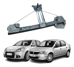 Máquina de Vidro Porta Traseira Esquerda Logan 08 a 2013 Man