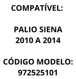 MÁQUINA DE VIDRO PORTA TRASEIRA DIR PALIO SIENA 96 A 13 MAN