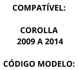 MÁQUINA DE VIDRO PORTA TRASEIRA DIREITA COROLLA 2009 A 2019