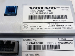 TELA CENTRAL MULTIMÍDIA VOLVO V40 T3 2014 A 2018 ORIGINAL