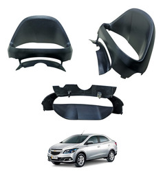 Moldura Painel Instrumentos *preta* - Prisma De 2013 A 2018