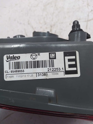 LANTERNA TRASEIRA ESQUERDA CRUZE 2012 A 2016 SEDAN (MALA)