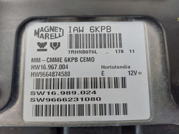 CENTRAL DE INJEÇAO ELETRONICA CITROEN C4 307 2.0 AUT IAW6KPB