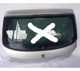 Tampa Traseira Sem Vidro Peugeot 206 2004 A 2011 Detalhes 