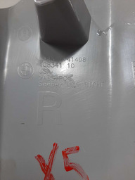 ACABAMENTO COLUNA TRASEIRA ESQUERDA BMW X5 2011 4.4 BITURBO