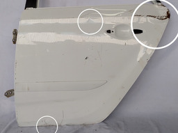 PORTA TRASEIRA ESQUERDA HB20 SEDAN 2013 2014 A 2019 AVARIA 