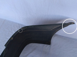 PARACHOQUE TRASEIRO ASTRA SEDAN 98 1999  A 2002 PEQ DETALHE