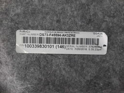 FORRAÇÃO INTERNA TAMPA TRASEIRA FORD FUSION TITANIUM 2017