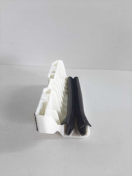 GUIA CANALETA VÍDRO TRASEIRO DIREITO CITROËN C3 2013 A 2019