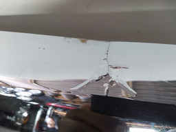 MOLDURA CROMADA GRADE SUPERIOR FUSION 2006 A 2009 DETALHE